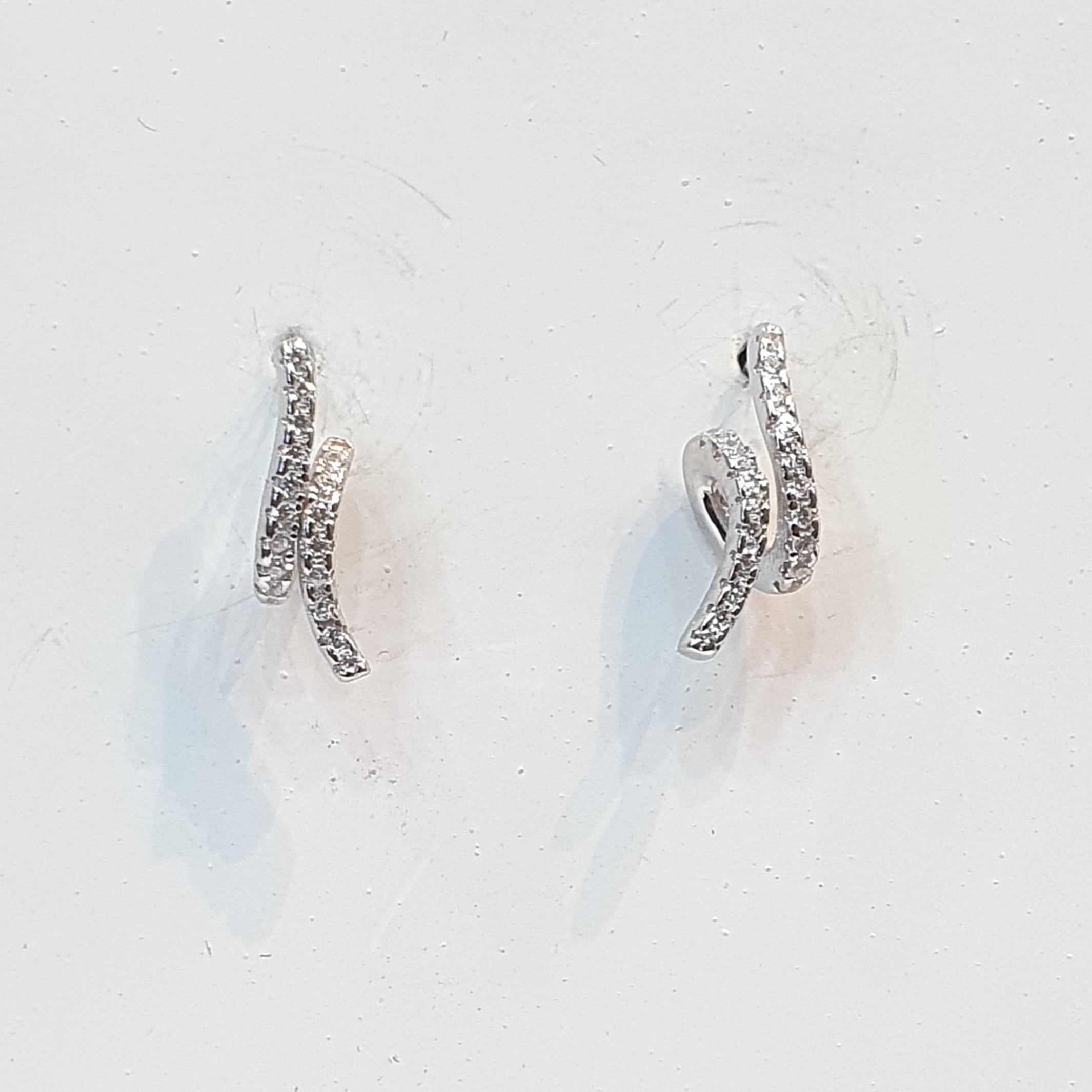 Royal Ribbon Drop Earrings for womens – Pure 925 Silver