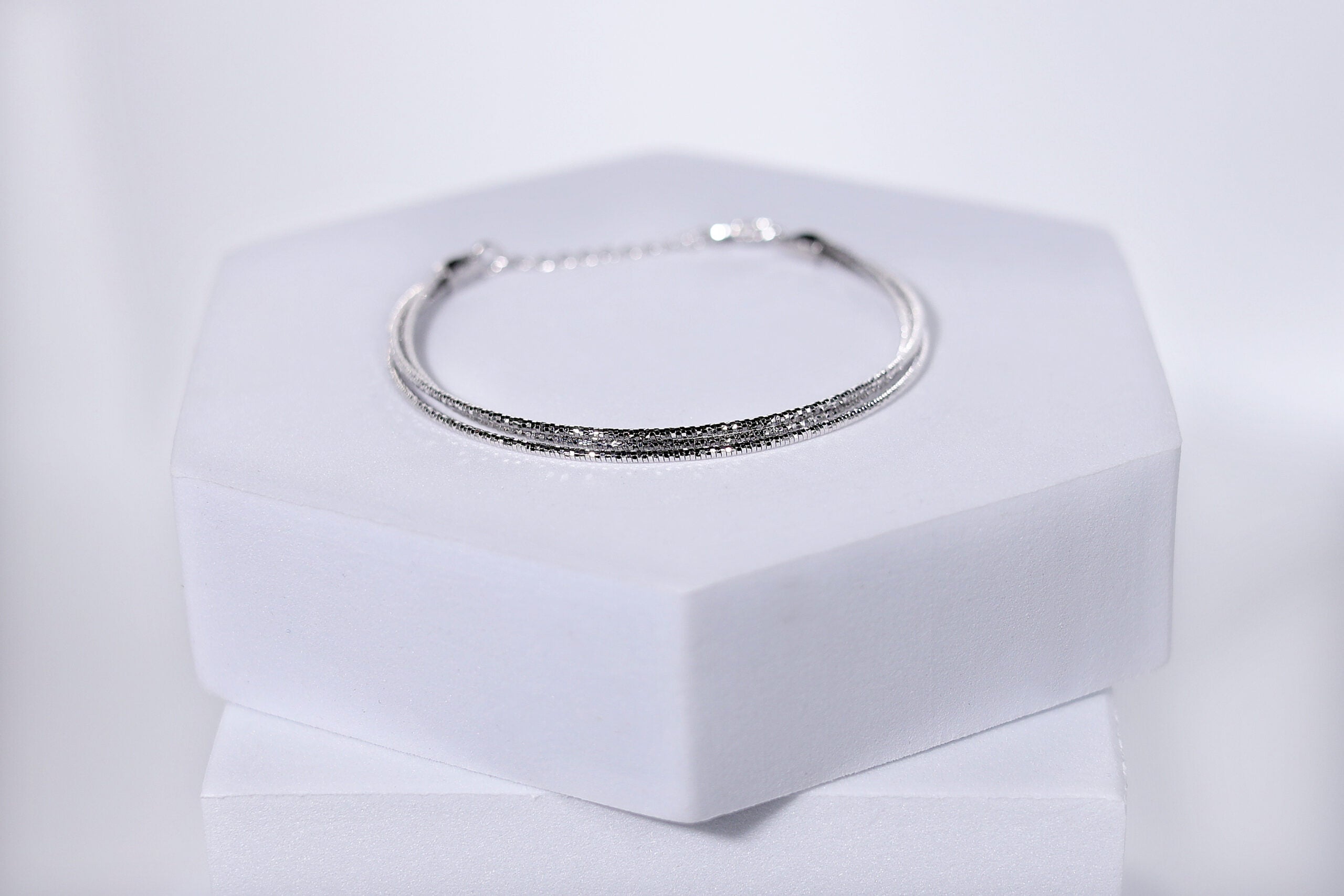 Velura Éclat Strands Bracelet for Women – Pure 925 Silver