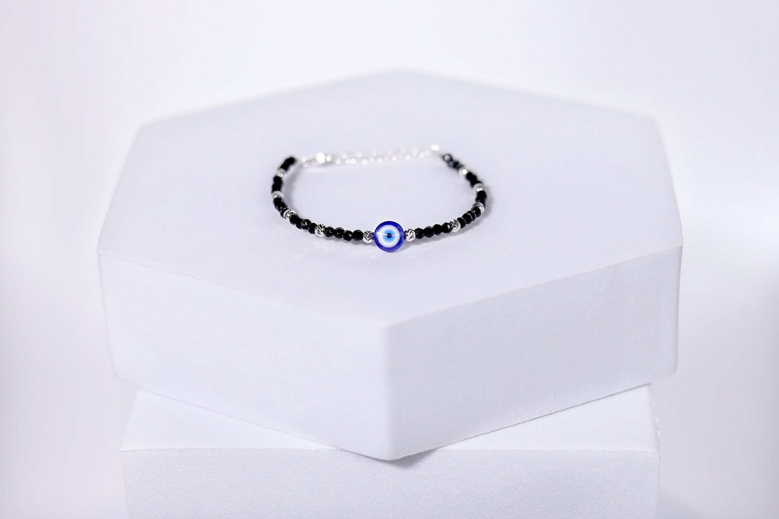 Evil Eye Cutiez Bracelet "Nazariya" for Kids (Pair-Set of Two) – Pure 925 Silver