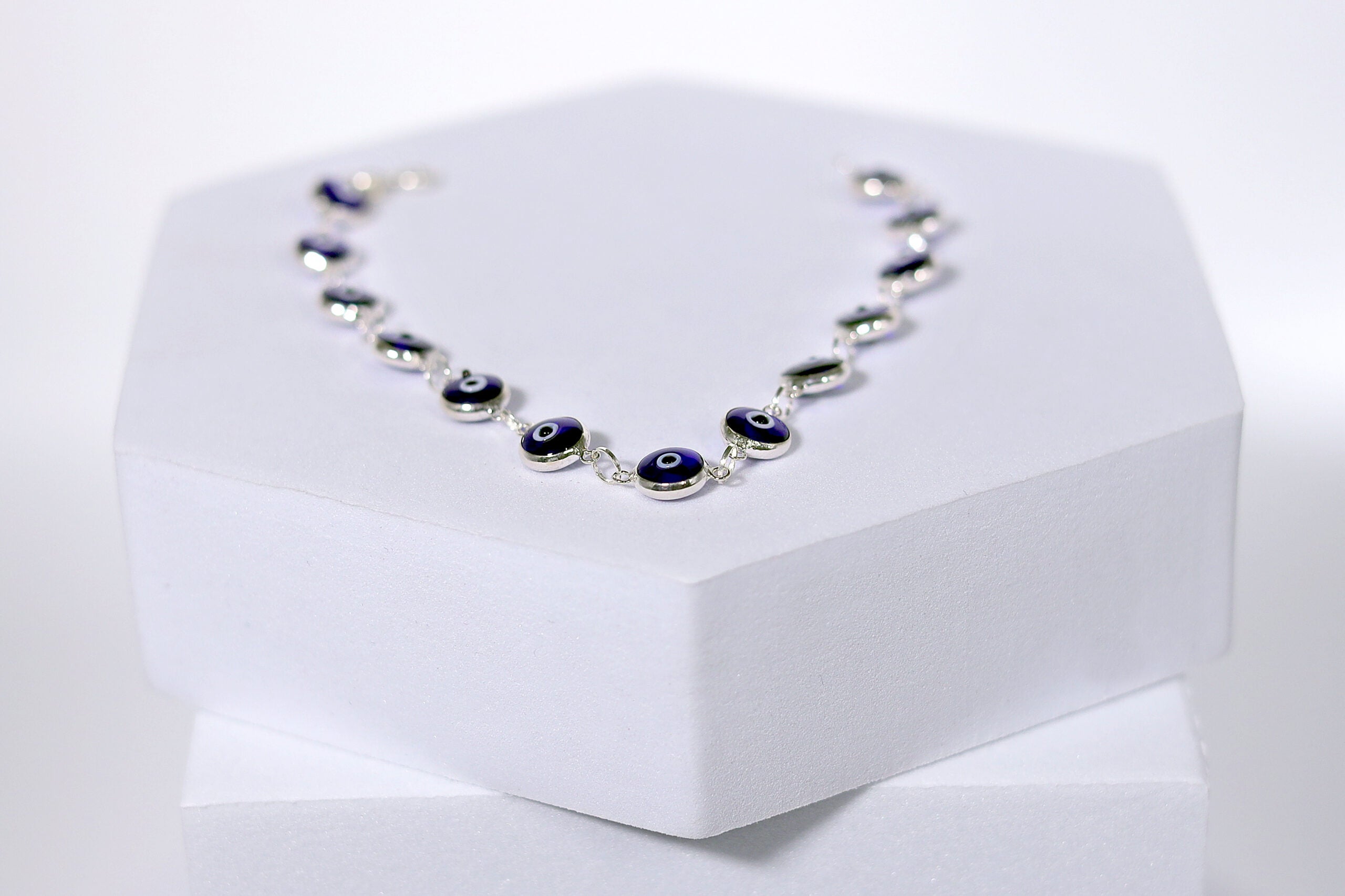 Evil Eye Shield (Nazariya) Bracelet for womens – Pure 925 Silver