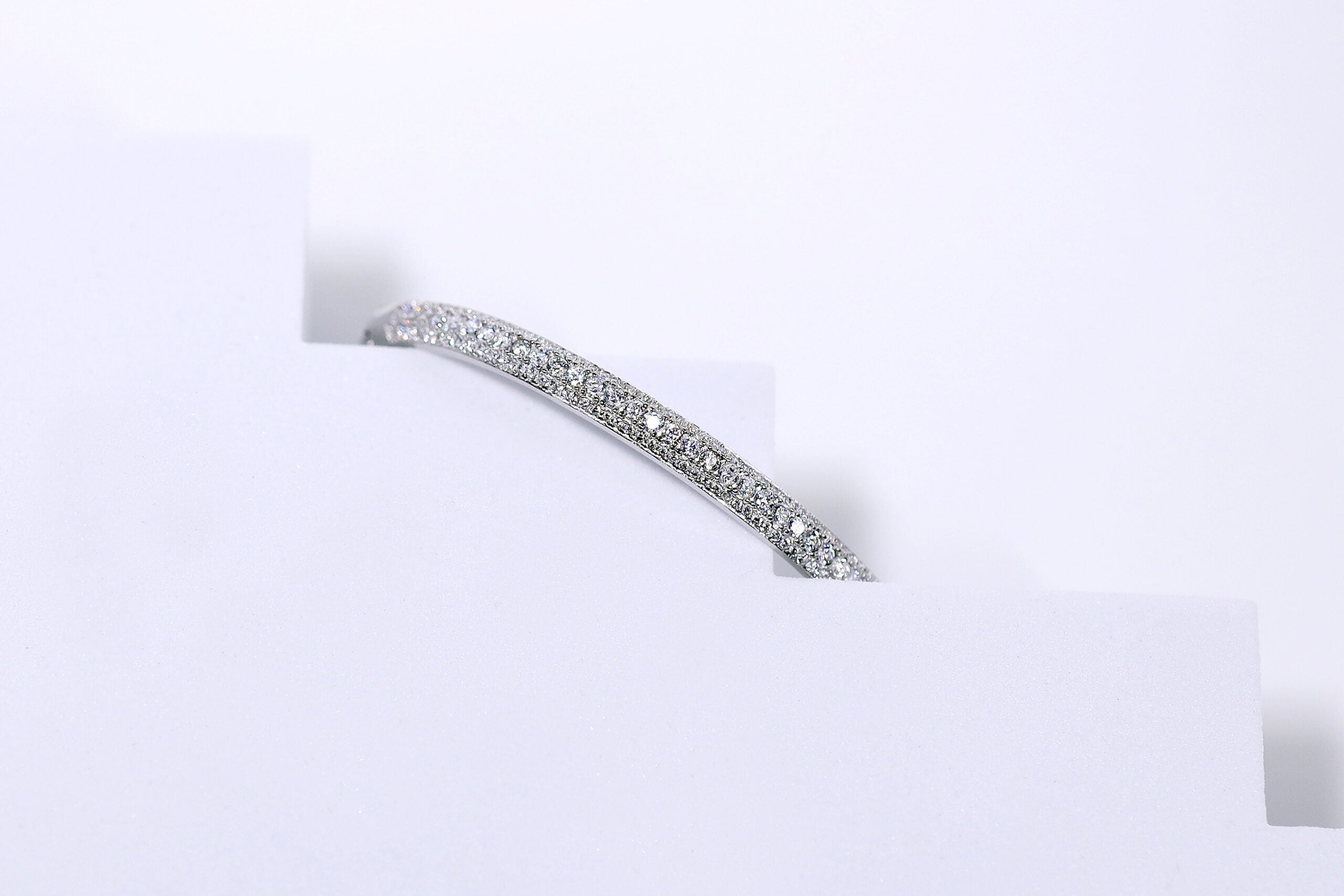Lumié Glacielle Arc Silver & Stone Bracelet for womens – Pure 925 Silver