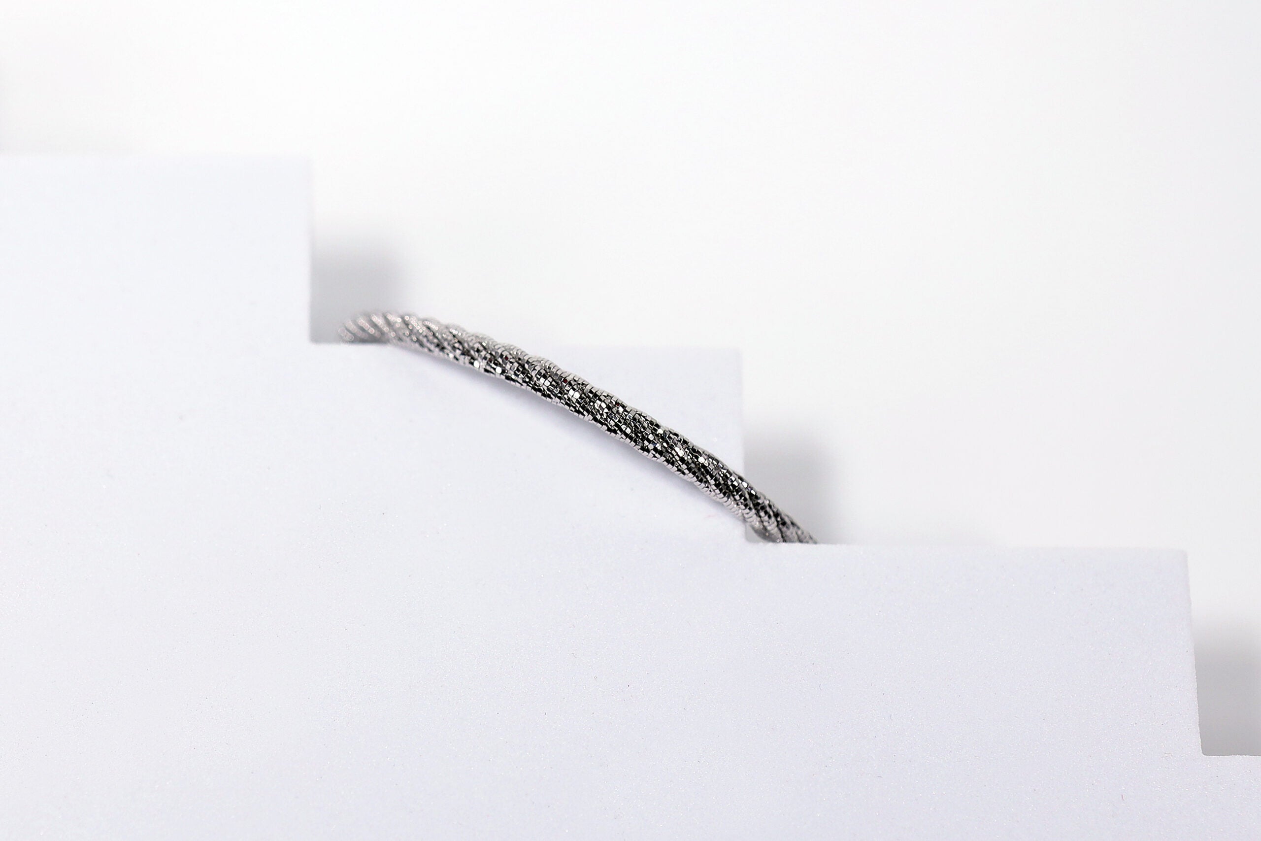 Éthera Moonlace Spiral Bracelet for Women – Pure 925 Silver