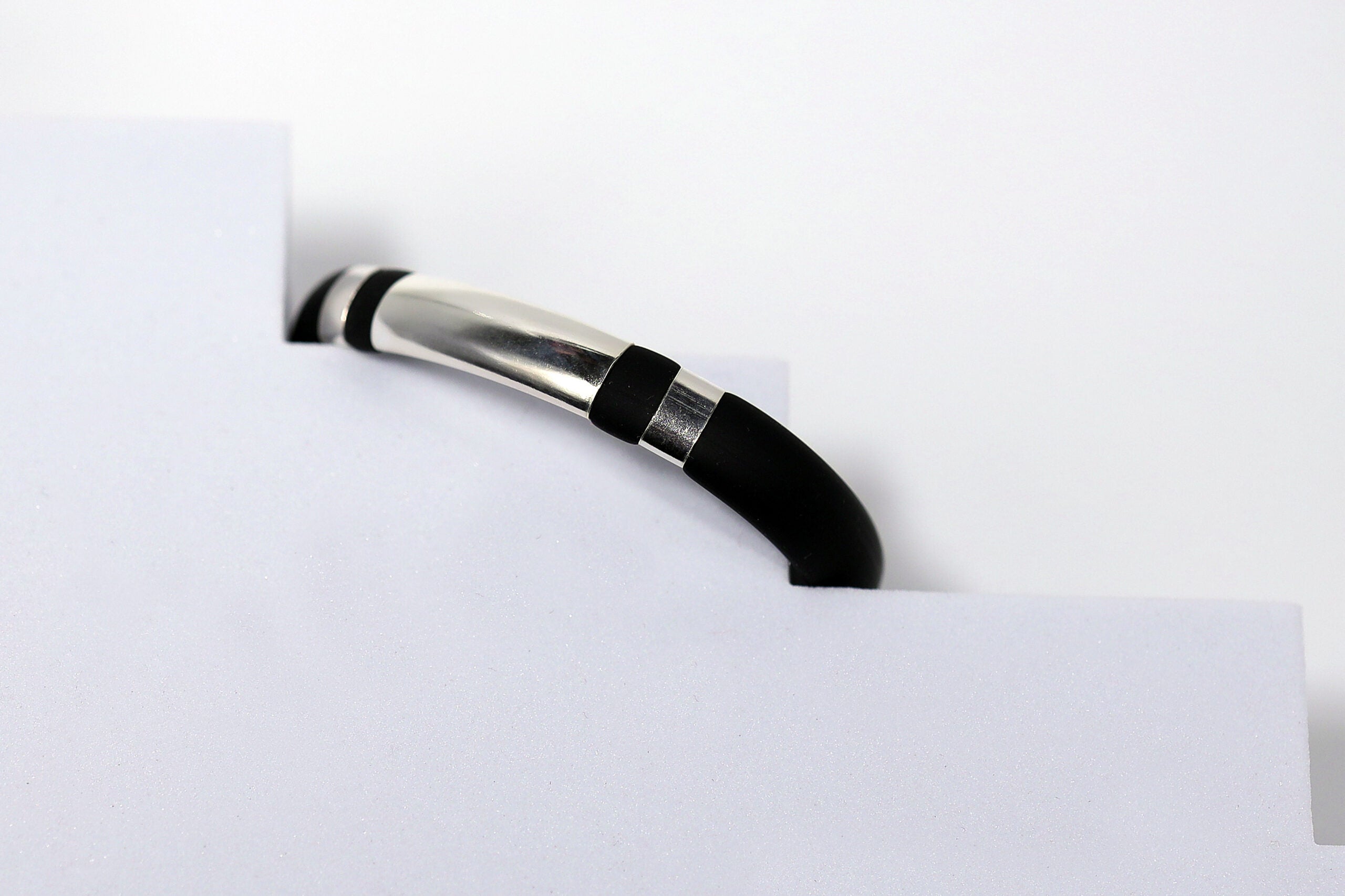 Solid Gravix Bracelet for Men – Pure 925 Silver