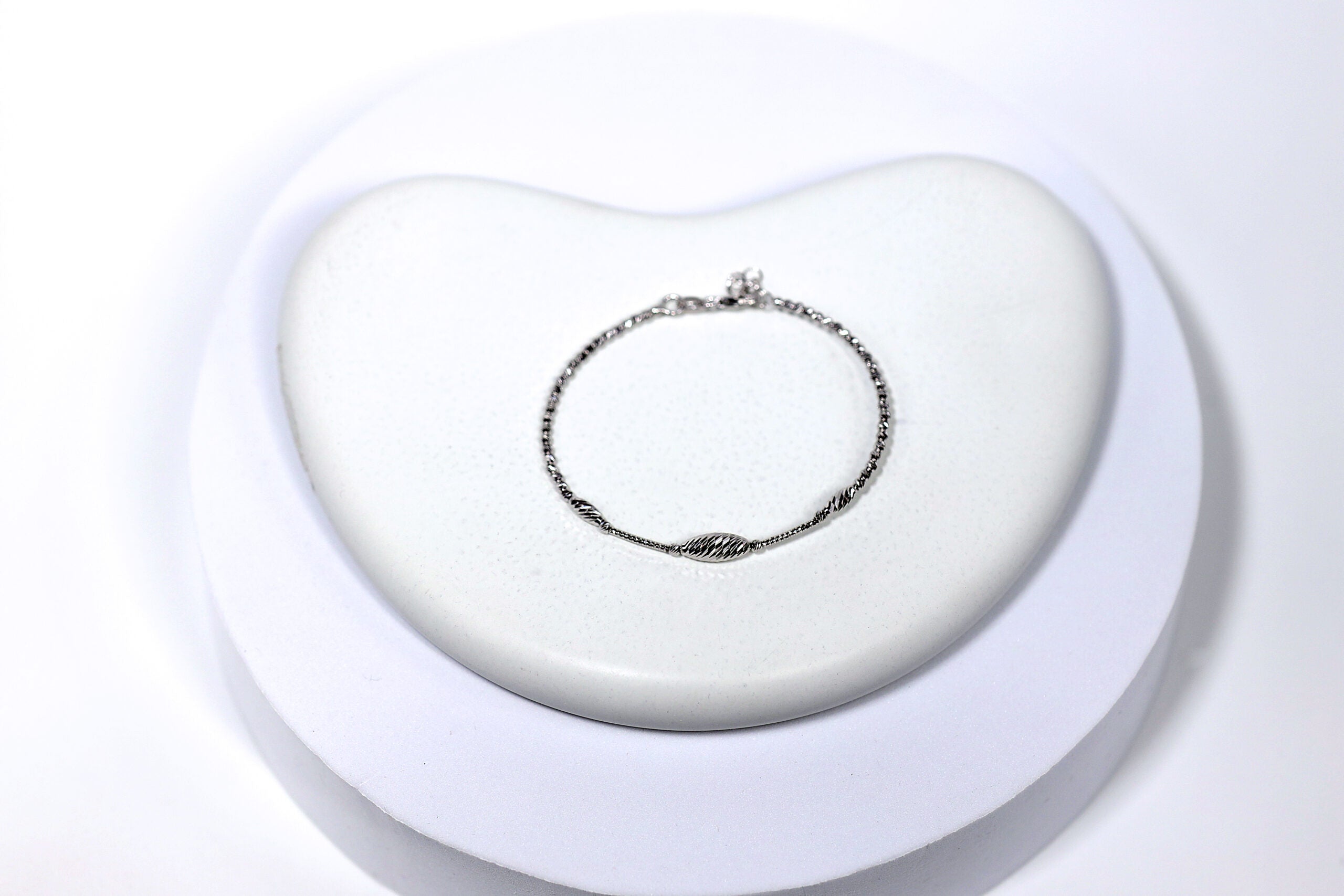 Luxora Twistline Orb Bracelet for Women – Pure 925 Silver