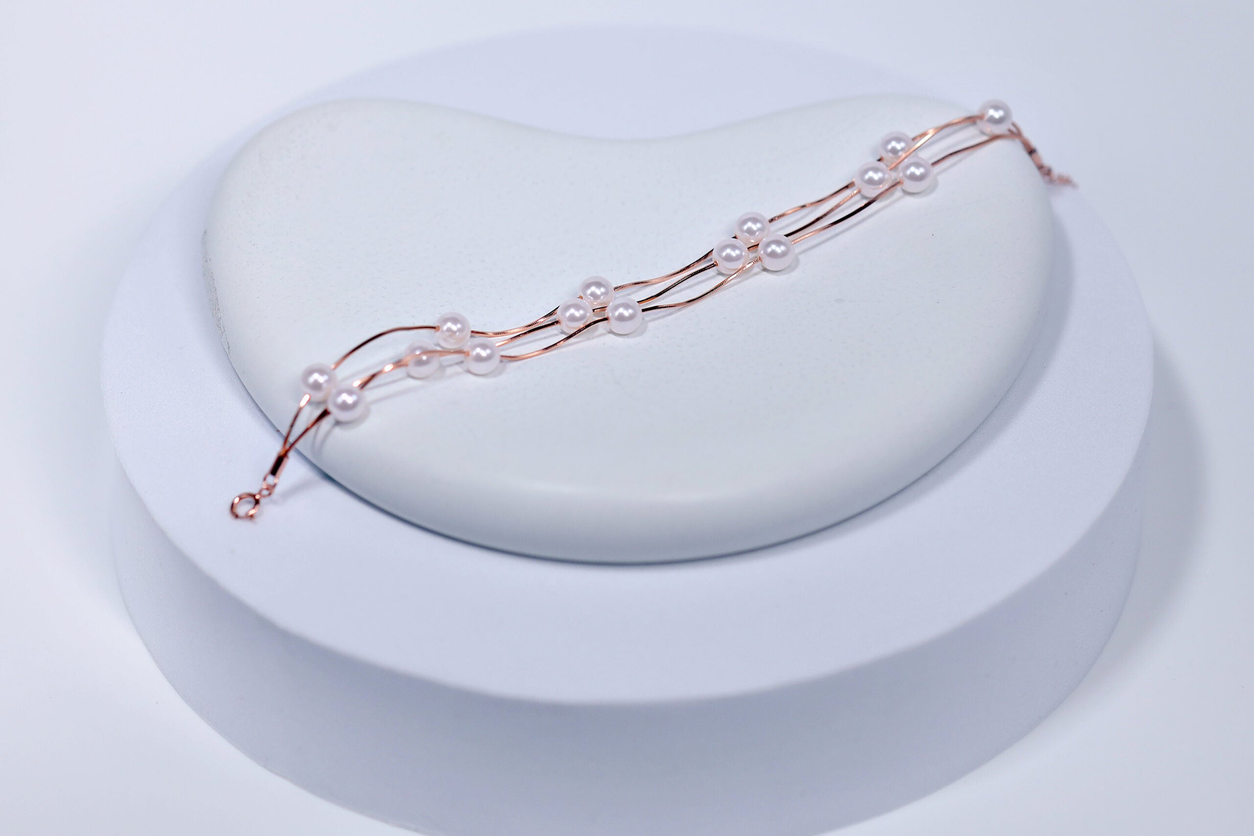 Pearlaire Cascade Weave Bracelet for womens – Pure 925 Silver