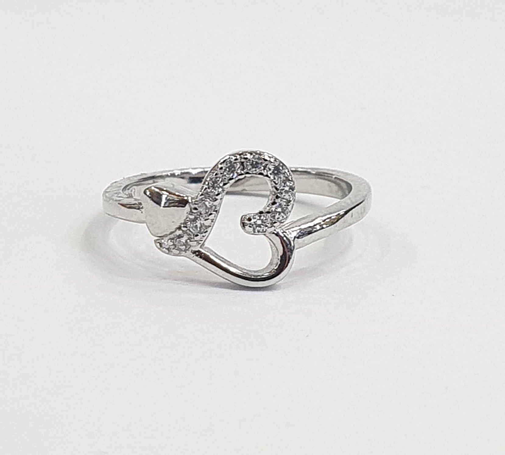 Struck by Love Ring for womens – Pure 925 Silver