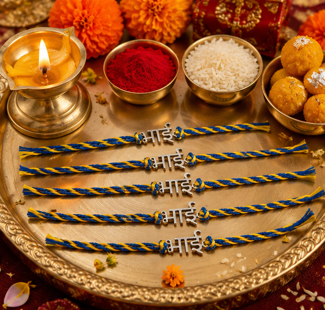 Pyare भाई Rakhi – Pure 925 Sterling Silver