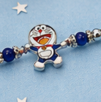 Doraemon Buddy Rakhi for Kids – Pure 925 Sterling Silver (Color of Thread May Vary)