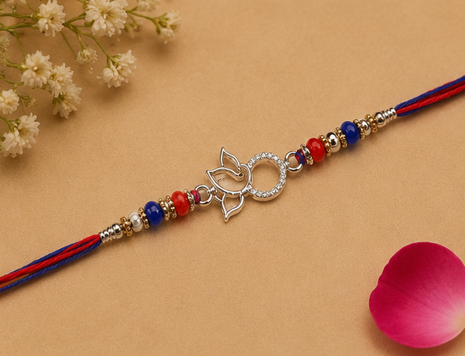 Divine Ganesha Rakhi – Pure 925 Silver