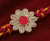 Blossom Charm Rakhi – Pure 925 Sterling Silver