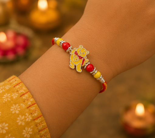 Joyful Winnie-the-Pooh – Pure 925 Silver