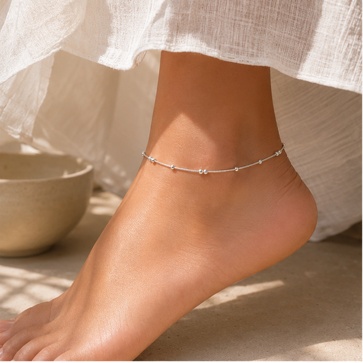 Duchess Trail Anklet for womens – Pure 925 Silver