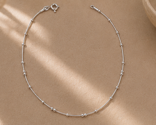 Duchess Trail Anklet for womens – Pure 925 Silver