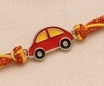 Little Racer Rakhi for Kids – Pure 925 Sterling Silver
