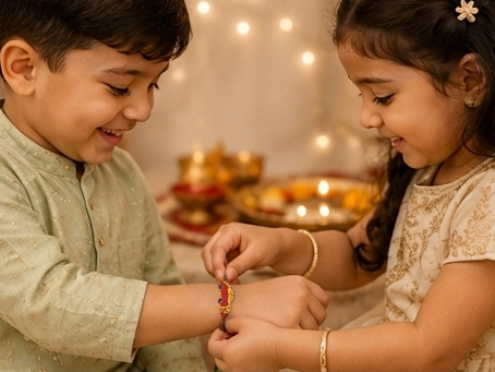 Little Racer Rakhi for Kids – Pure 925 Sterling Silver