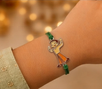 Joyful Chhota Bheem Rakhi for Kids– Pure 925 Silver