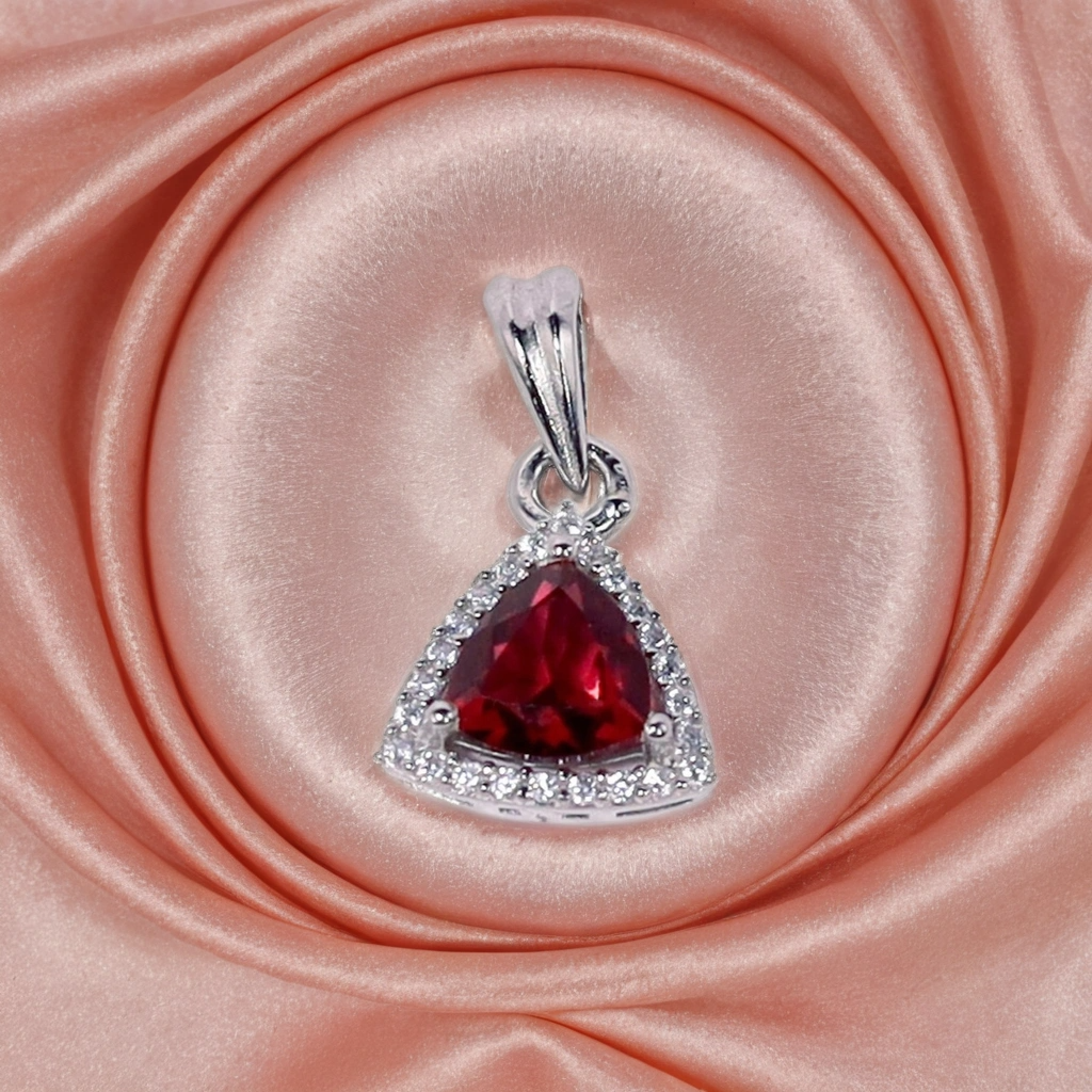 Ruby Twinkle Pendant for women – Pure 925 Silver