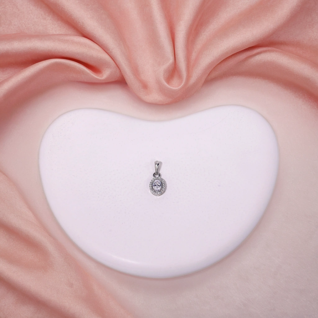 Twinkle Gem Charm Pendant for Kids & Women – Pure 925 Silver