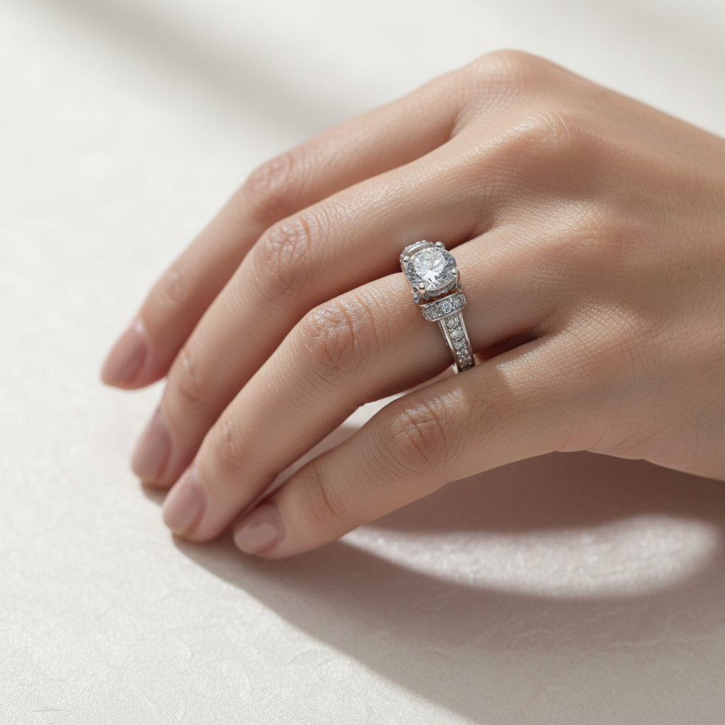 Lumière Royale Ring for womens – Pure 925 Silver