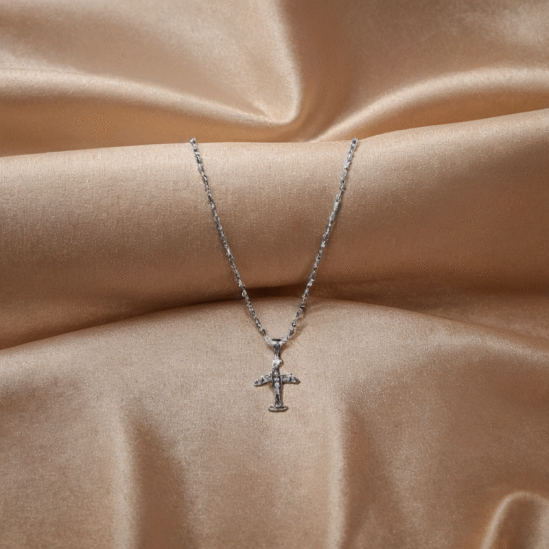 Tiny Pilot Necklace for kids - Pure 925 Silver