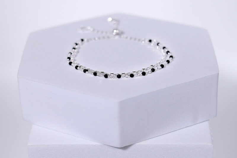 Luna Tide Chain Bracelet for Kids – Pure 925 Silver - Image 4