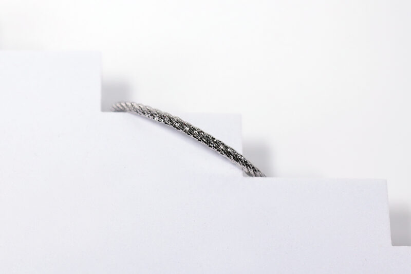 Éthera Moonlace Spiral Bracelet for Women – Pure 925 Silver - Image 3