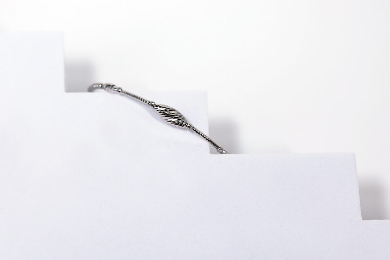 Luxora Twistline Orb Bracelet for Women – Pure 925 Silver - Image 3