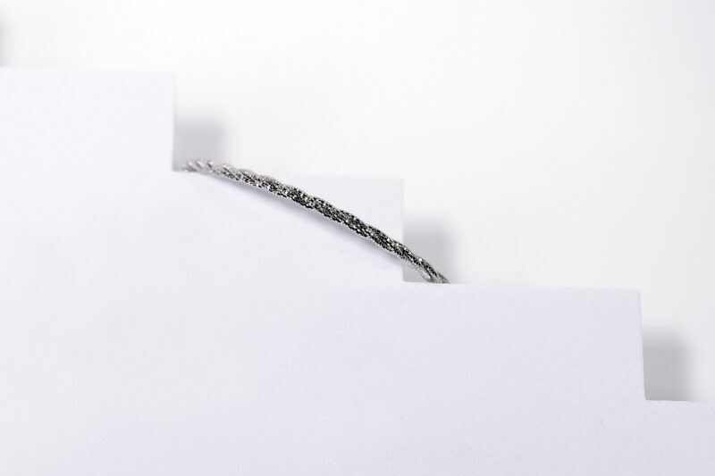 Mirielle Twist Bracelet for Women – Pure 925 Silver - Image 3