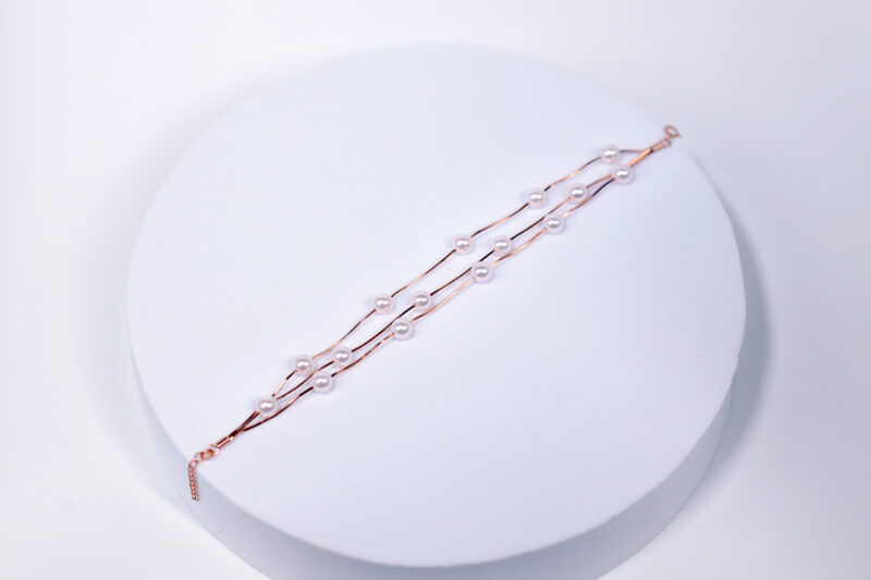 Pearlaire Cascade Weave Bracelet for womens – Pure 925 Silver - Image 3