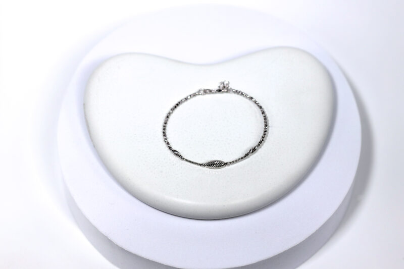 Luxora Twistline Orb Bracelet for Women – Pure 925 Silver - Image 2