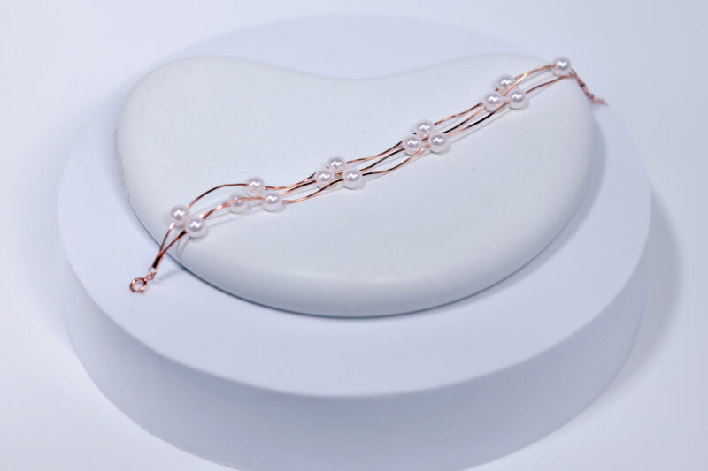 Pearlaire Cascade Weave Bracelet for womens – Pure 925 Silver - Image 2