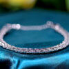 Stellar Braid Bracelet for Women – Pure 925 Silver