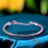 Éthera Moonlace Spiral Bracelet for Women – Pure 925 Silver