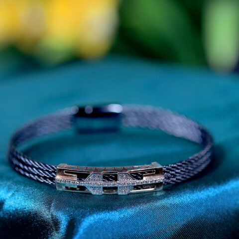 Zentrix Edge Unisex Bracelet – Pure 925 Silver