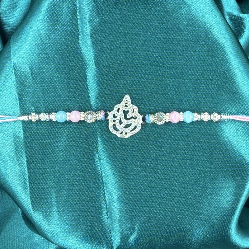 Bappa Blessings Silver Rakhi – Pure 925 Silver
